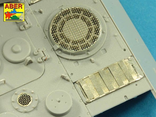 Aber 35G35 Grilles for Panther, Ausf.G; Jagdpanther, Ausf.G2 - Late Models for Takom 1/35 – zdjęcie 12