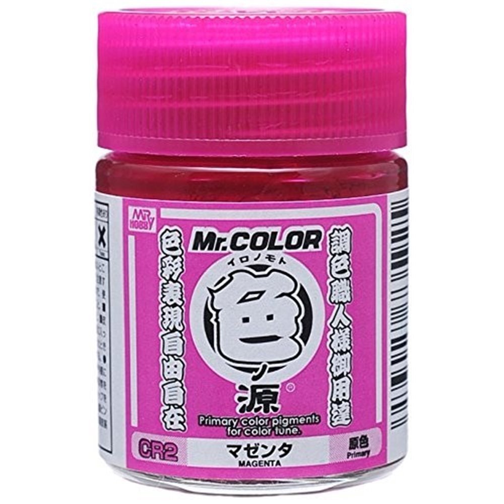 Pigments de couleur primaire Mr.Color CR-2 - Magenta 18 ml