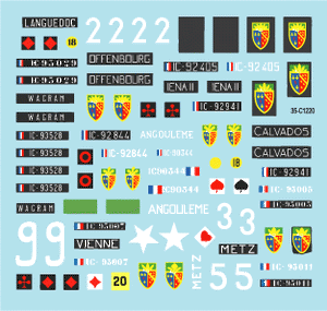 Star Decals 35-C1220 Indochine #5. 1er Régiment de Chasseurs 1/35 – image 3