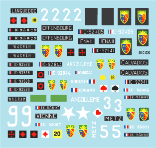 Star Decals 35-C1220 Indochine #5. 1er Régiment de Chasseurs 1/35 – image 3