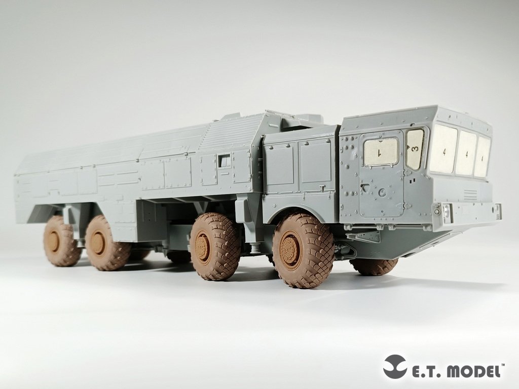 E.T. Model P35-125 Russian Ballistic Missile System“ISKANDER-M”Sagged Wheels for Trumpeter kit 1/35 – Bild 6