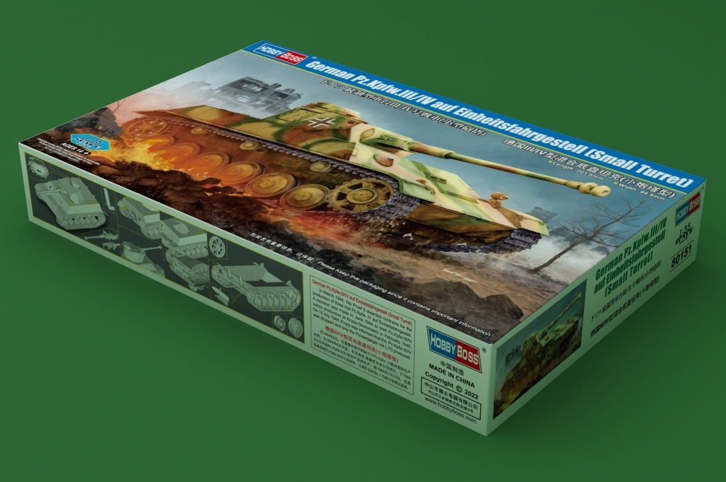 Hobby Boss 80151 Char allemand Type III/IV à châssis hybride et petite tourelle, échelle 1/35  – image 2