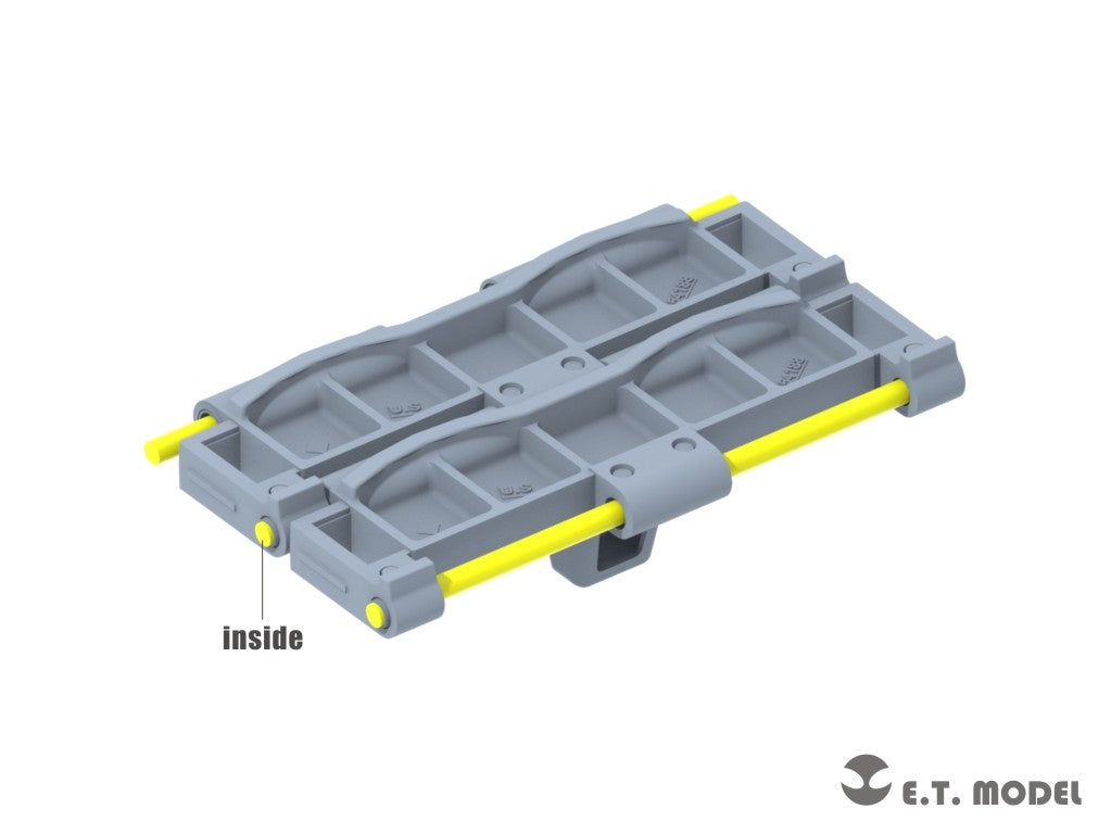 E.T. Model P35-095 WWII U.S.ARMY M4 Sherman T66 Workable Track For ASUKA/DRAGON/TAMIYA/TASCA Kit 1/35 – immagine 3