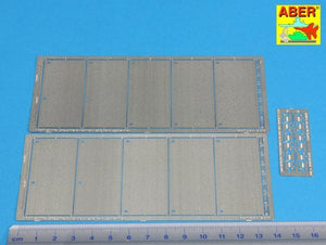Aber 25011 Side skirts for Panther G/Jagdpanther 1/25 – Bild 2