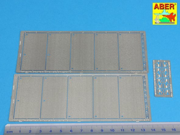 Aber 25011 Side skirts for Panther G/Jagdpanther 1/25 – Bild 2