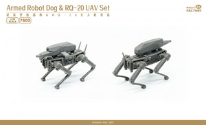 Magic Factory 7503 Armed Robot Dog RQ-20 UAV Set 1/48 – Bild 3
