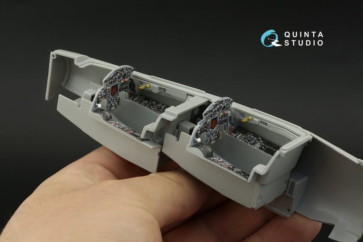 Quinta Studio QD32130 TF-104G 3D-Printed &amp;amp; coloured Interior on decal paper (Italeri) 1/32 – imagen 13