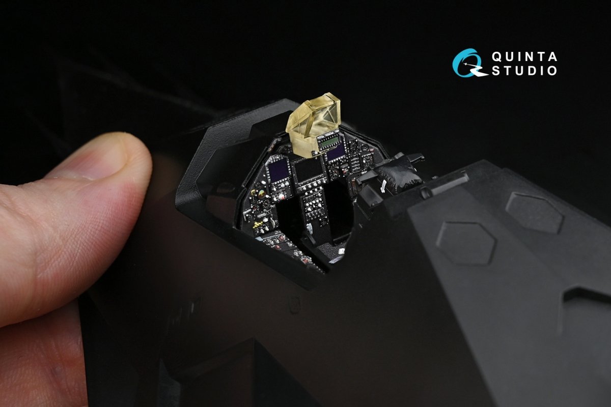 Quinta Studio QD48169 F-117A 3D-Printed &amp;amp; coloured Interior on decal paper (for Tamiya kit) 1/48 – imagen 4