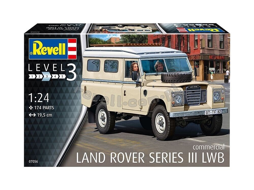 Revell 67056 Land Rover Series III LWB 109 commercial SET 1/24 – immagine 2