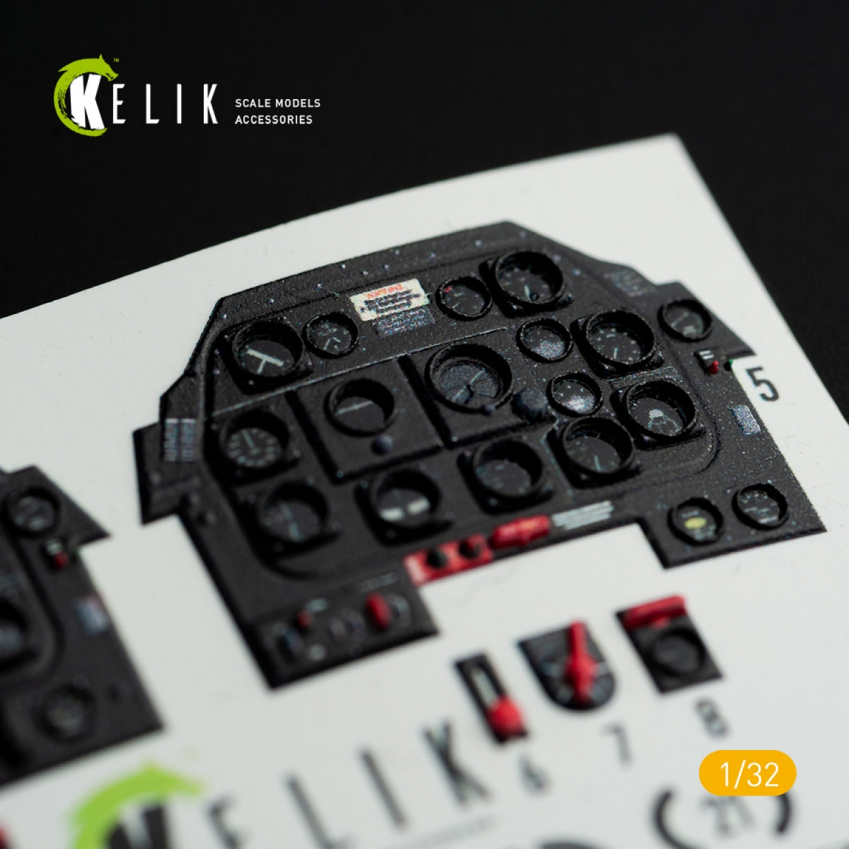 KELIK K32015 P-51D MUSTANG - INTERIOR 3D DECAL FOR TAMIYA KIT 1/32 – imagen 5