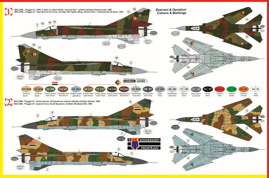 Kozavody Prostejov KPM0069 MiG-23ML 1/72 – immagine 2