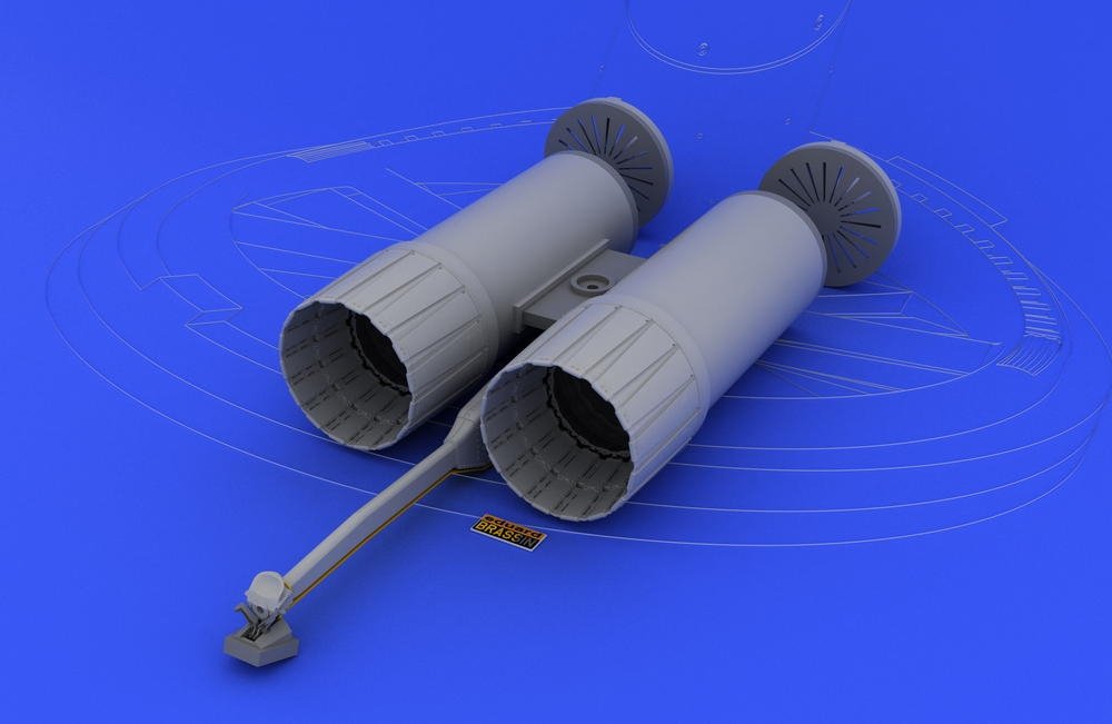 Eduard 632011 F-4 exhaust nozzles USN late 1/32 (Tamiya) – immagine 3