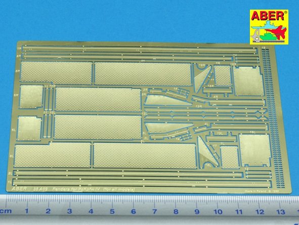 Aber 35A009 Błotniki do PzKpfw IV 1/35 – immagine 2