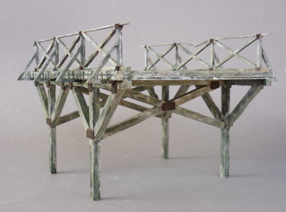 RT-Diorama 35546 Wooden bridge 1/35 – immagine 7
