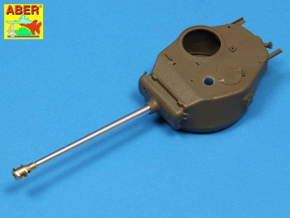 Aber 35L-137 U.S 76 mm M1A2 barrel with muzzle brake for Sherman M4 &amp;amp; M-18 Hellcat 1/35 – imagen 7