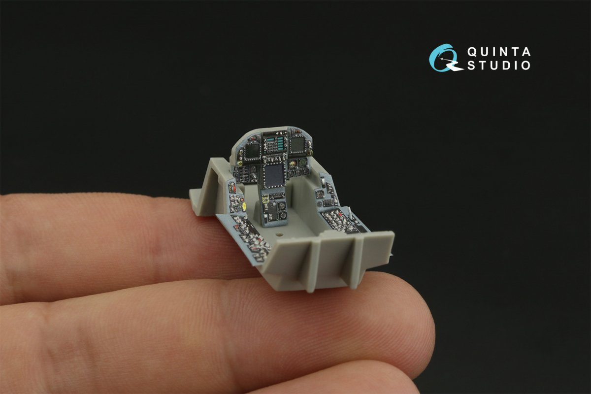 Quinta Studio QDS-48278 F/A-18А++ 3D-Printed &amp;amp; coloured Interior on decal paper (HobbyBoss)(Small version) 1/48 – imagen 8