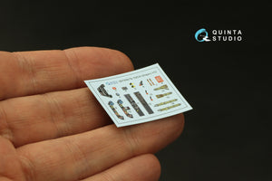 Quinta Studio QD72093 Ta 152C/H 3D-Printed &amp;amp; coloured Interior on decal paper (Dragon) 1/72 – imagen 5