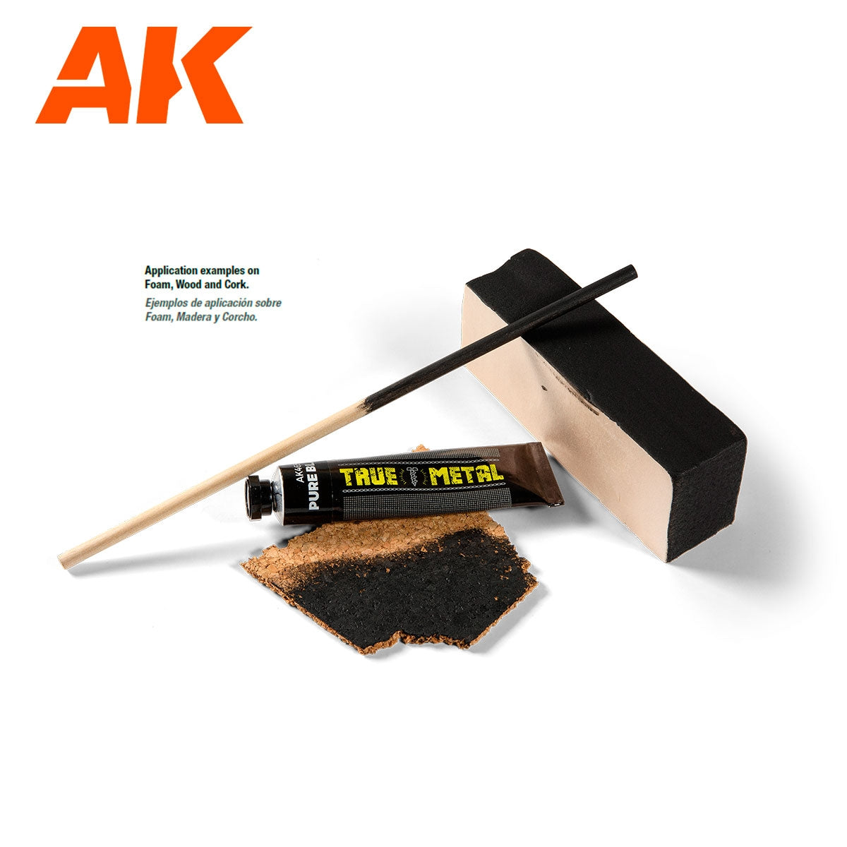 AK Interactive AK465 TRUE METAL PURE BLACK 20ml