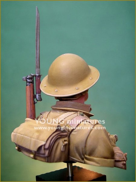 Young Miniatures YM1859 Soldat britannique Bataille d&amp;#39;El Alamein 1942 1/10  – image 4