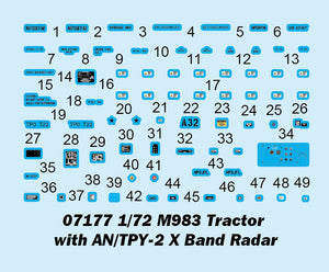 Tracteur Trumpeter 07177 M983 et radar bande X AN/TPY-2, échelle 1/72 – image 3