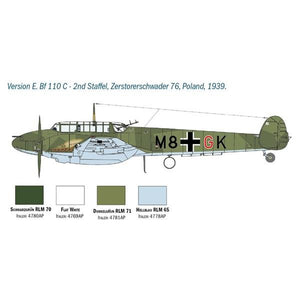 Italeri 2794 MESSERSCHMITT BF-110 C/D 1/48 – imagen 5