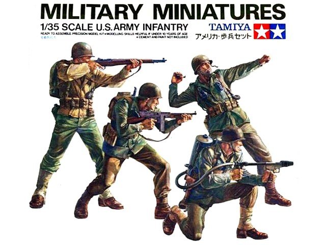Tamiya 35013 Infanterie de l&amp;#39;armée américaine (1/35)
