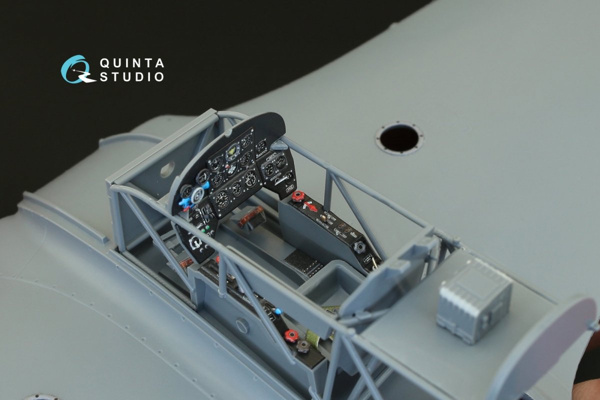 Quinta Studio QD32007 Yak-3 3D-Printed &amp;amp; coloured Interior on decal paper (for Special Hobby kit) 1/32 – immagine 8