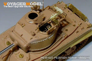Maquette Voyager PE351023 WWII US M4A3 (76) en version de base avec réservoir central pour MENG TS-043 1/35 – image 8