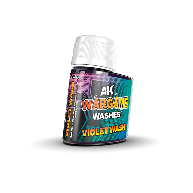 AK Interactive AK14213 VIOLET WASH – SÉRIE WARGAME 35 ml