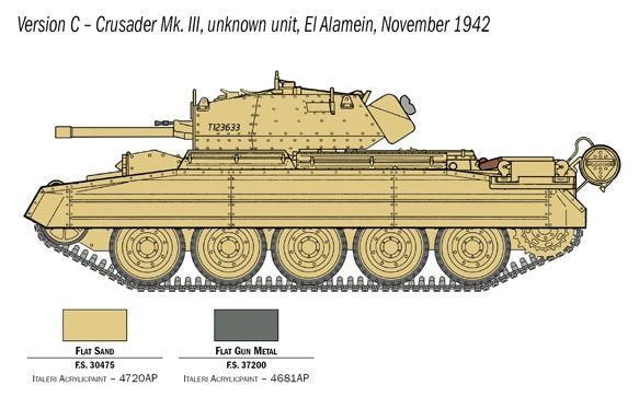 Italeri 6592 Crusader Mk. III with British Crew 1/35 – Bild 5