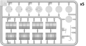 MiniArt 49001 U.S. FUEL DRUMS 55 GAL. 1/48 – zdjęcie 3