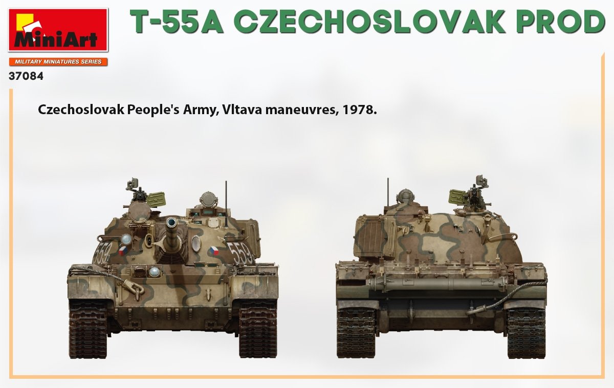 Miniart 37084 T-55A CZECHOSLOVAK PRODUCTION 1/35 – Bild 4