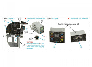 Intérieur imprimé en 3D et coloré sur papier décalcomanie Quinta Studio QDS-32170 DH Mosquito FB Mk.VI (Tamiya, petite version) 1/32 – image 2
