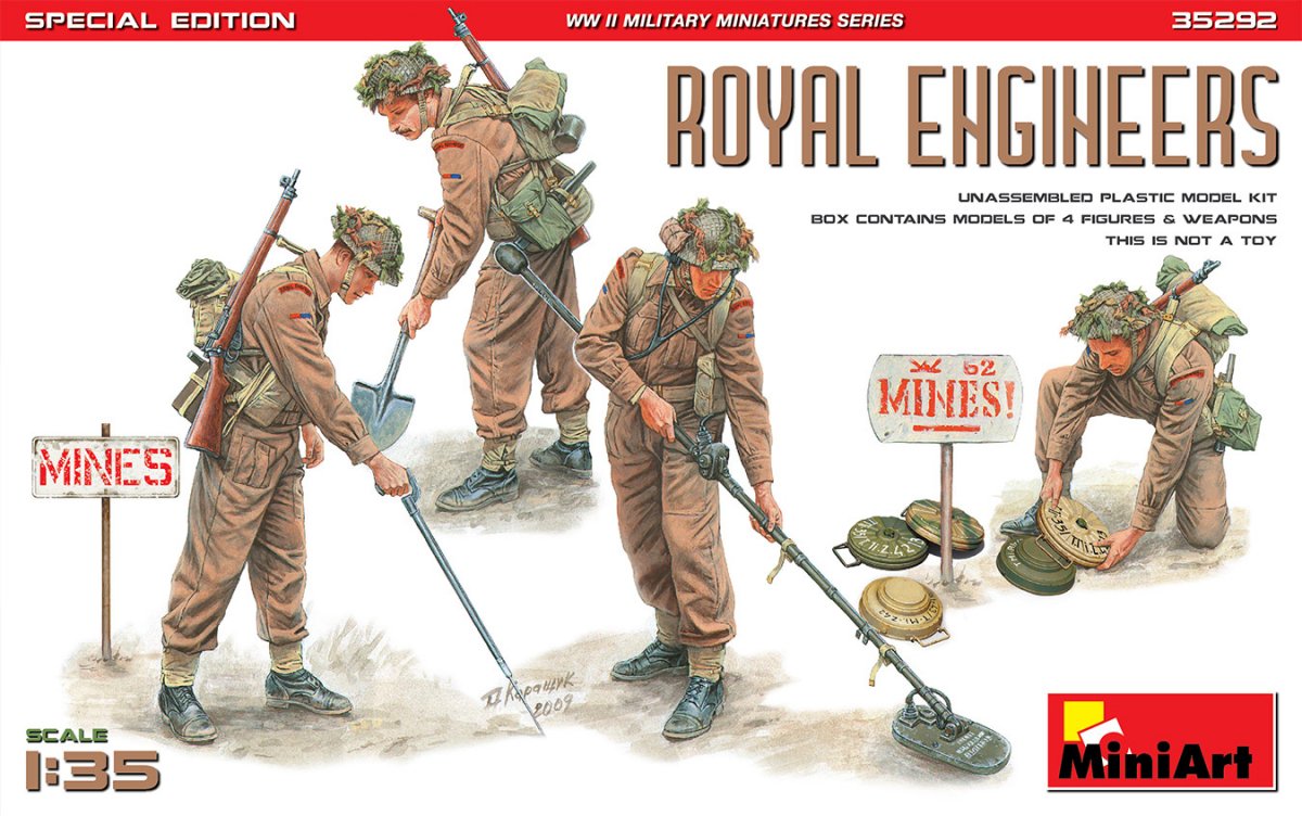 MiniArt 35292 INGÉNIEURS ROYAUX. ÉDITION SPÉCIALE 1/35