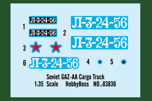 Hobby Boss 83836 Soviet GAZ-AA Cargo Truck – image 4