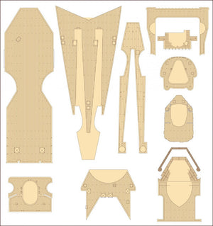 MK1 Design MD-20025 DKM Battleship SCHARNHORST VALUE PACK for Trumpeter 1/200 – immagine 18