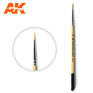 Brosse Kolinsky sibérienne AKSK-2 PREMIUM AK Interactive – 2
