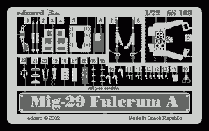 Eduard SS183 MiG-29A Fulcrum 1/72 ITALERI