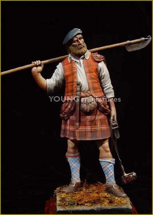 Young Miniatures YH9004 Highland Clansman 1746 90mm – imagen 2