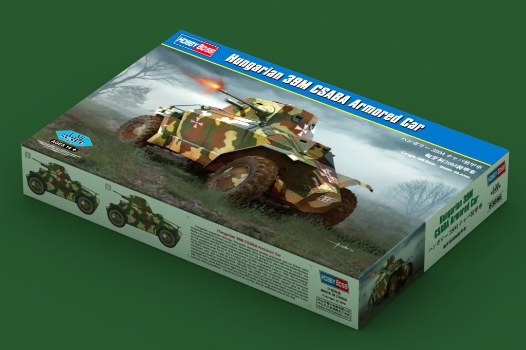 Hobby Boss 83866 Hungarian 39M CSABA Armored Car 1/35 – imagen 2