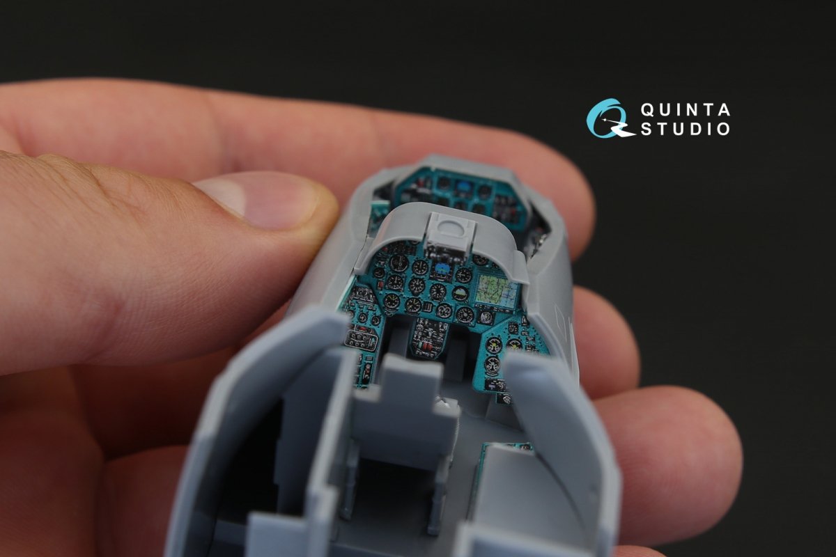 Quinta Studio QD48155 Mi-24P 3D-Printed &amp;amp; coloured Interior on decal paper (for Zvezda kit) 1/48 – imagen 9