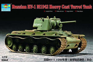 Trumpeter 07231 Russia KV-1 1942 Heavy Cast Turret Tank 1/72
