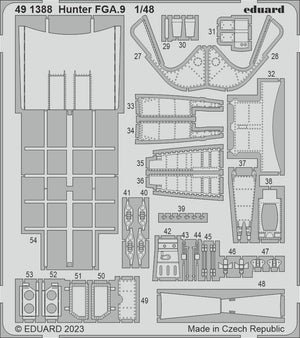 Eduard BIG49391 Hunter FGA.9 AIRFIX 1/48 – imagen 2