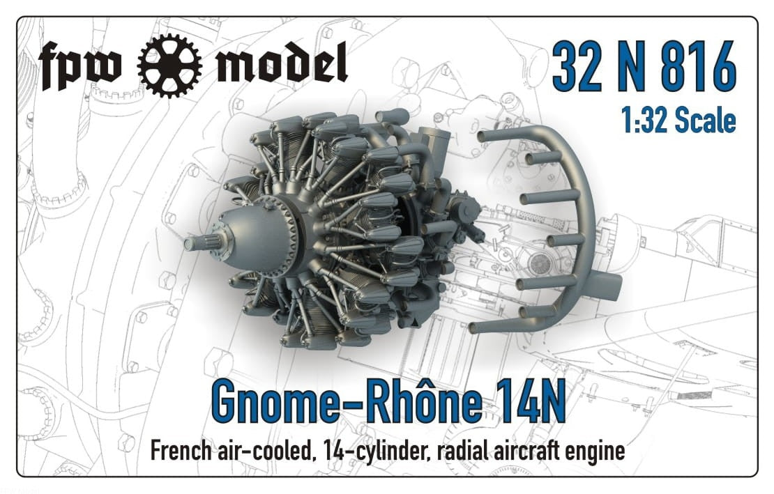 FPW Model 32N816 Gnome-Rhone 14N 1/32