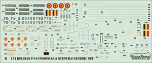 ModelMaker Decals D48202 First Belgian F-16 with 8000 hours 1/48 – Bild 4