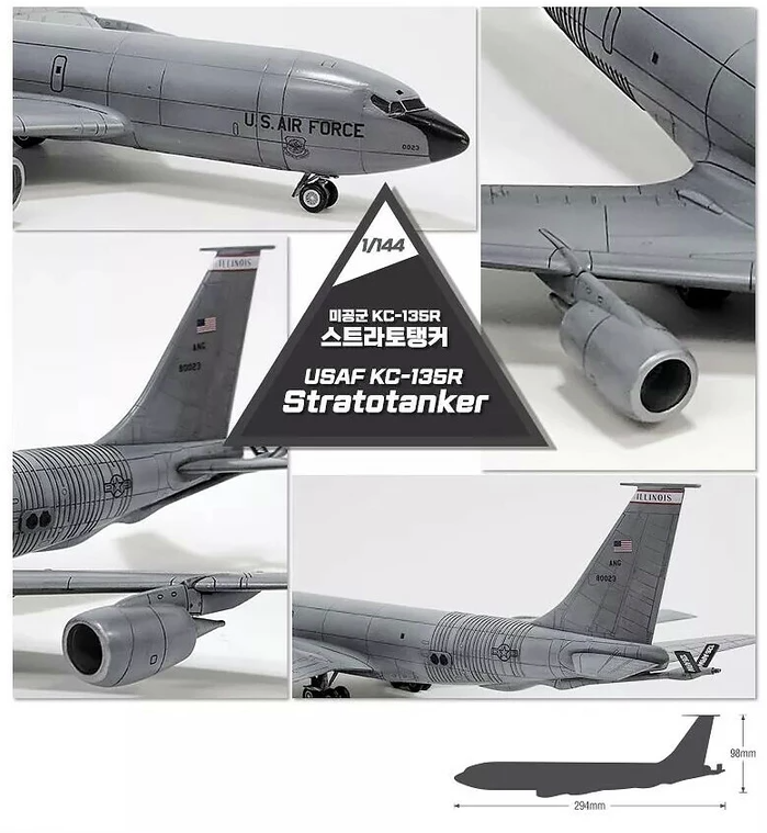 Academy 12638 USAF KC-135R Stratotanker 1/144 – imagen 4
