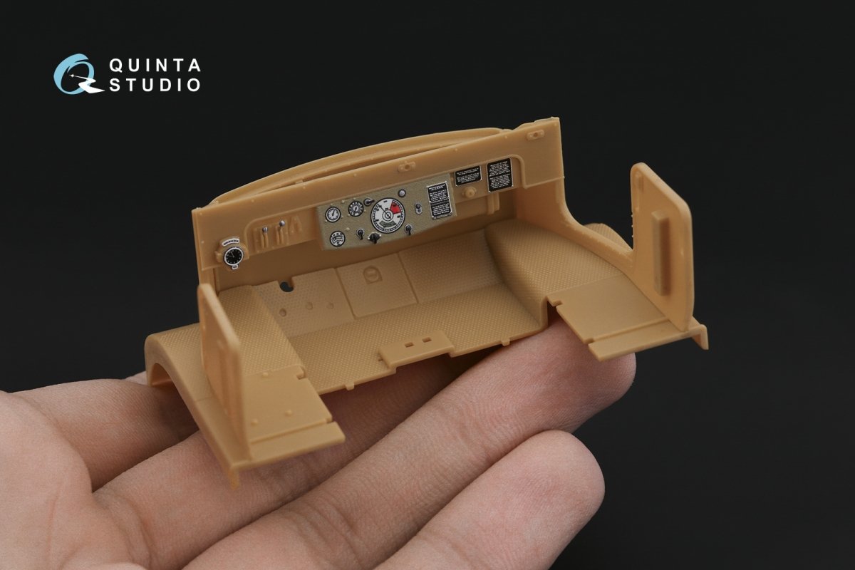 Quinta Studio QD35075 Sd.Kfz.6-1 BN9b 3D-Printed &amp;amp; coloured Interior on decal paper (Bronco) 1/35 – imagen 3