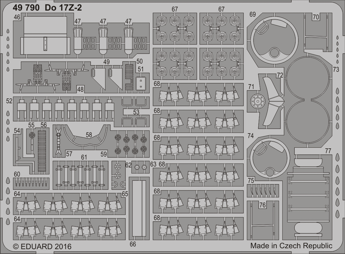 Eduard 49790 Pour 17Z-2 ICM 1/48 – image 2