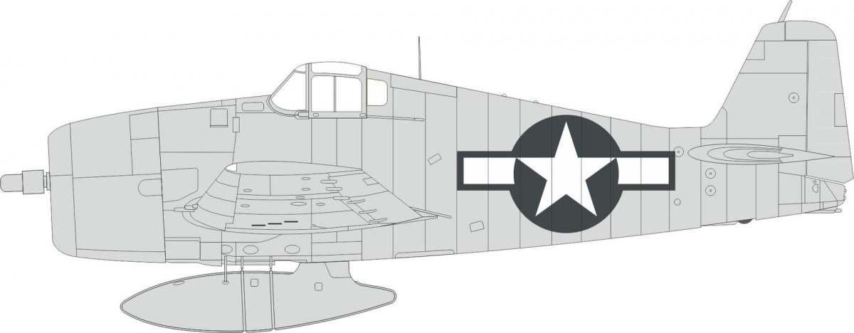 Eduard EX996 F6F-3 US national insignia 1/48