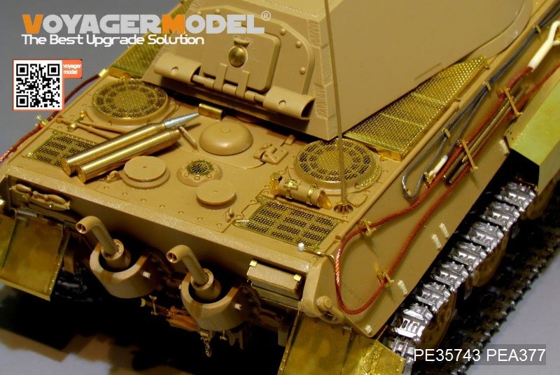 Voyager Model PE35743 WWII German King Tiger (Porsche Turret) （For TAMIYA 35169） 1/35 – imagen 2